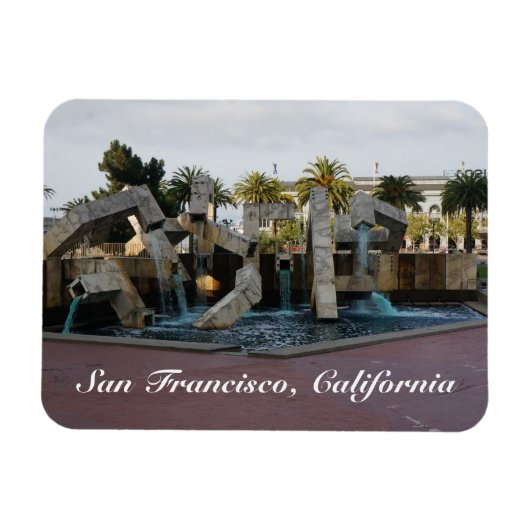 サンフランシスコVaillancourt Fountain #2 Magnet マグネット (横)