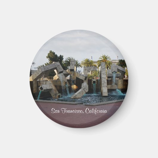 サンフランシスコVaillancourt Fountain #2 Magnet マグネット (正面)