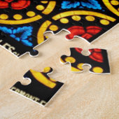 サンフランシスステンドグラス窓ジグソーパズル ジグソーパズル (側面)