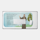 サンフランシスピース祈りの言葉 デスクマット (キーボード&マウス)