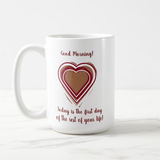 サンフランシス付き明るいカップ祈りの言葉 コーヒーマグカップ (左)