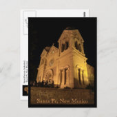 サンフランシス大聖堂サンタフェニューメキシコ ポストカード (正面/裏面)