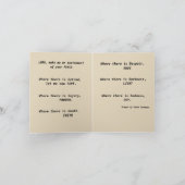 サンフランシス折り畳みノートカード ノートカード (内部)