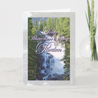 サンフランシス祈りの言葉恩赦 カード