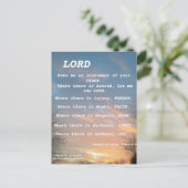 サンフランシス祈りの言葉葉書 ポストカード (スタンド正面)