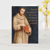 サンフランシス祈りの言葉CC0732ラファエルグリーティングカード カード (黄色い花)