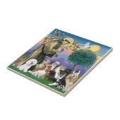 サンフランシス10匹の犬 タイル (側面)