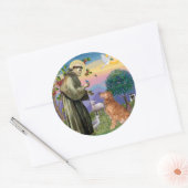 サンフランシス – ゴールデンレトリバー(#1) ラウンドシール (封筒)