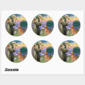 サンフランシス – ゴールデンレトリバー(#1) ラウンドシール (シート)