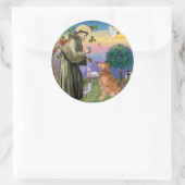 サンフランシス – ゴールデンレトリバー(#1) ラウンドシール (バッグ)