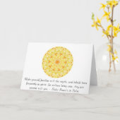 サンフランシス・デ・セールス引用文について天使 カード (黄色い花)