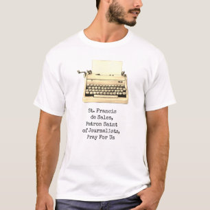 サンフランシス・デ・セールス記者パトロン・サン Tシャツ