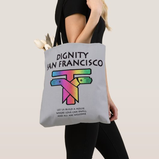 サンフランシスLGBTQ トートバッグ (クローズアップ)