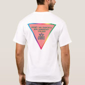 サンフランシスLGBTQ 50周年記念 Tシャツ (裏面)