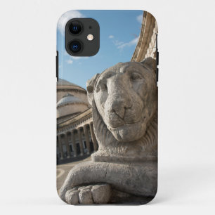 サンフランチェスコ・ディ・パオラ教会前のライオン像 iPhone 11 ケース