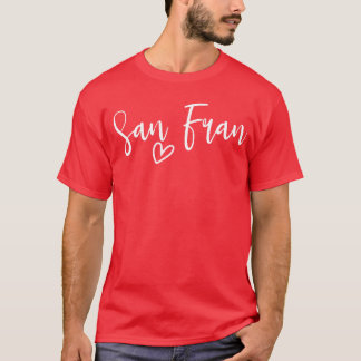 サンフランラブサンフランシスコマイホームウィメンズ Tシャツ