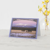 サンフラ考えンシスコ・ピークスの雪をかぶった カード (黄色い花)