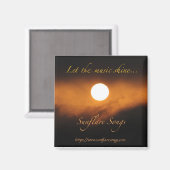 サンフレアソングス – 音楽を輝かせる – マグネット (正面/裏面)