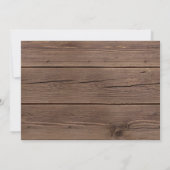 サンフローウッドBBQカップルベビーシャワー招待状 招待状 (裏面)