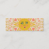 サンフローリングつる植物エレガントボホフローラユニーク スキニー名刺 (正面)