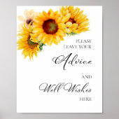 サンフロー秋ブライダルシャワーアドバイスとウェルウィッシュ ポスター (正面)