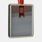 サンフ転がランシスコ湾2号線を通る霧 メタルオーナメント (右)