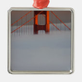 サンフ転がランシスコ湾2号線を通る霧 メタルオーナメント (正面)