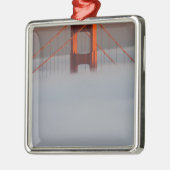 サンフ転がランシスコ湾2号線を通る霧 メタルオーナメント (左)