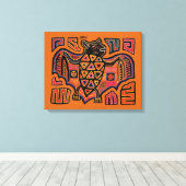 サンブラスアイランドクナインディアンモラフルーツこうもり キャンバスプリント (インサイチュ (ウッドフロア))