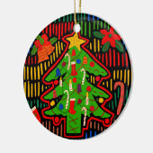 サンブラスアイランドクリスマスツリーモラ セラミックオーナメント (左)