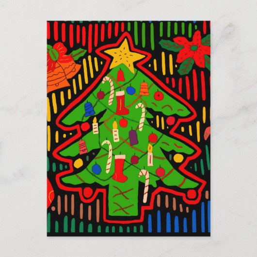 サンブラスアイランドクリスマスツリーモラ ポストカード (正面)