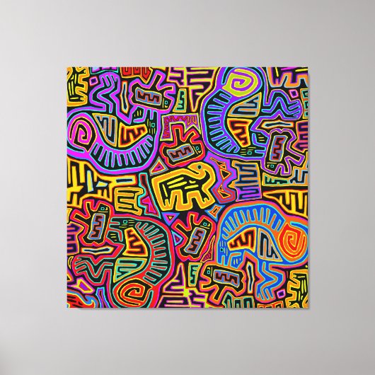 サンブラスアイランドモラコラージュ キャンバスプリント (正面)