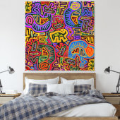 サンブラスアイランドモラコラージュ キャンバスプリント (インサイチュ (寝室))