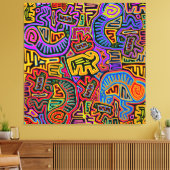 サンブラスアイランドモラコラージュ キャンバスプリント (インサイチュ (リビング))