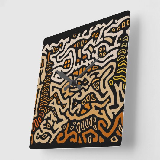 サンブラスクナインディアンモラスピリッツ壁時計 スクエア壁時計 (傾斜)