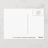 サンブル族の女性 ポストカード (裏面)