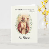 サンブレーズフィーストの日恵み水彩リース カード (黄色い花)