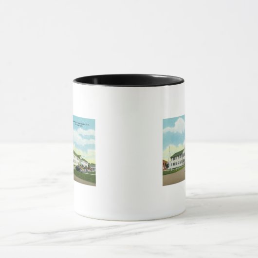 サンプソンエアフォースベース建物 マグカップ (中央)