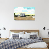 サンプソン空軍基地図への入口 キャンバスプリント (インサイチュ (寝室))