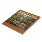 サンプターオレゴンのタイル1 タイル (側面)