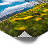 サンプリムスJamnik Sl教会のタンポポ花 ポスター (角)