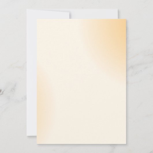 サンプルのミニマリストのクリームタイポグラフィ日付の保存 招待状 (裏面)