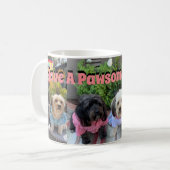 サンプルの子犬マグポーソーム11oz By Zazz_it コーヒーマグカップ (正面左)