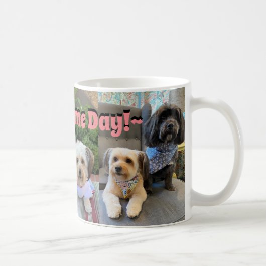 サンプルの子犬マグポーソーム11oz By Zazz_it コーヒーマグカップ (右)