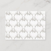 サンプルエレガントミニフローラウェディングRSVPカード エンクロージャーカード (裏面)