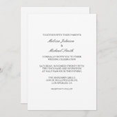 サンプルカードエラー 招待状 (正面/裏面)