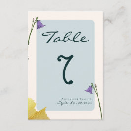 サンプルクラシックゴールデング結婚リーンのテーブル番号 エンクロージャーカード