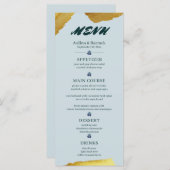 サンプルクラシックゴールデンパープルグリーン メニュー (正面/裏面)