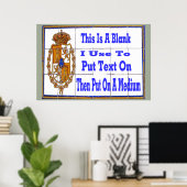 サンプルタイル壁画 ポスター (ホームオフィス)