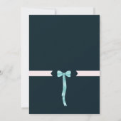 サンプルダークグリーンイースタービースウィート16誕生日 招待状 (裏面)